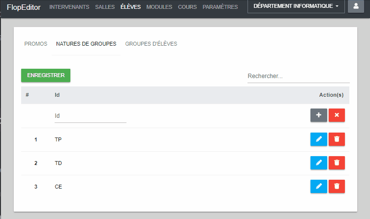 Animation modification semestre