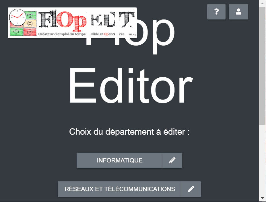 Animation affichage profil